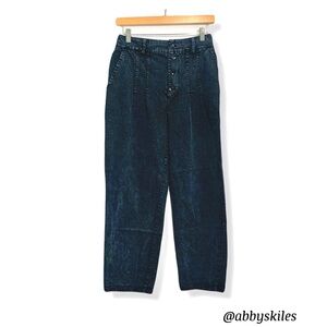 Revolve Young Fabulous & Broke Black Jeans High Rise Button Fly Y2K Size 4